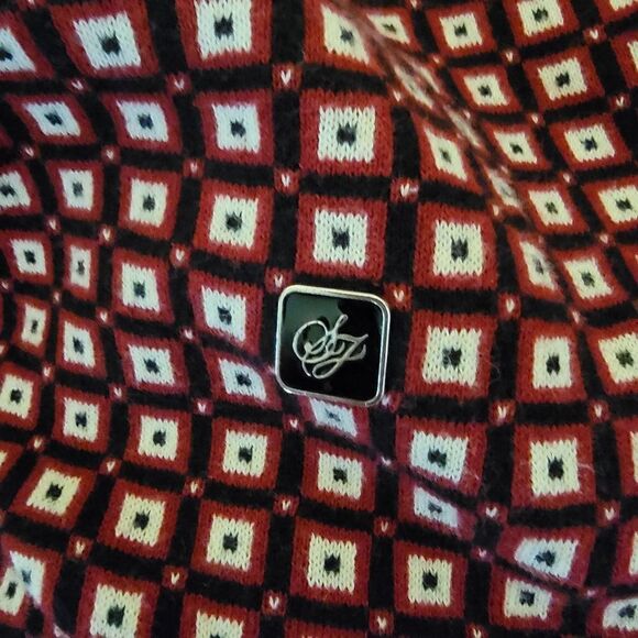 Men's Sean Jean 100% Cotton Sweater with Contrasting Cuffs and Hem. Size XL. - Picture 3 of 6